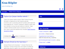 Tablet Screenshot of kisabilgi.org